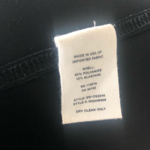 Helmut Lang Scuba Off Shoulder Dress Black Small - Picture 11 of 11